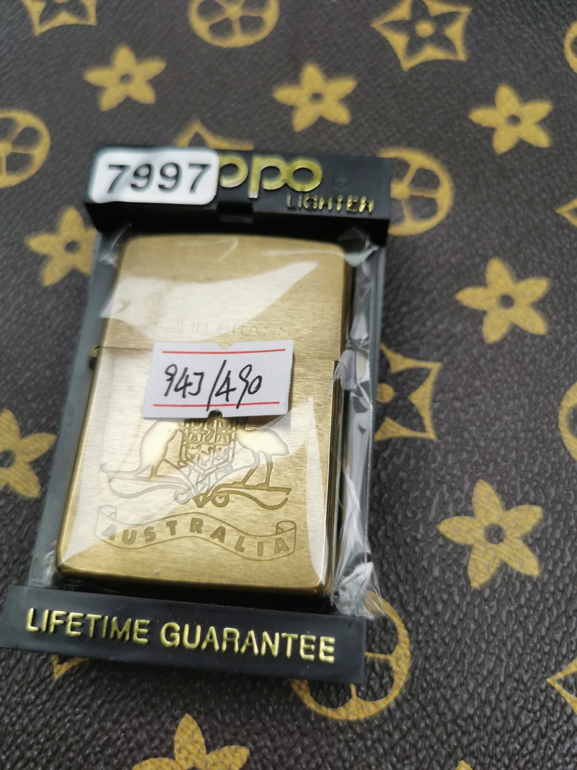Zippo打火机回血94J实心铜袋鼠-7997