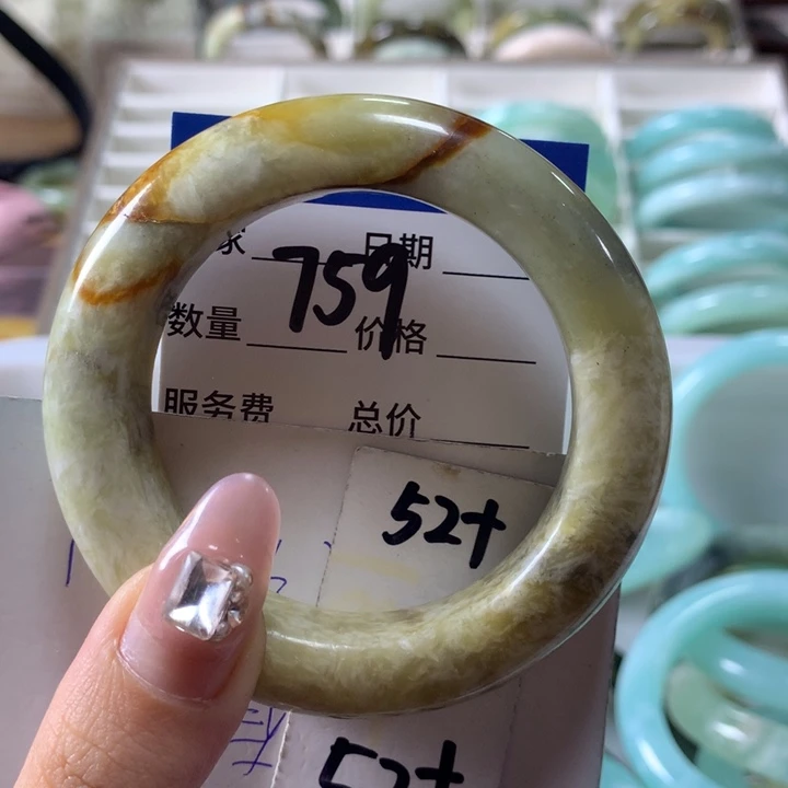 蛇纹石玉手镯未镶嵌759