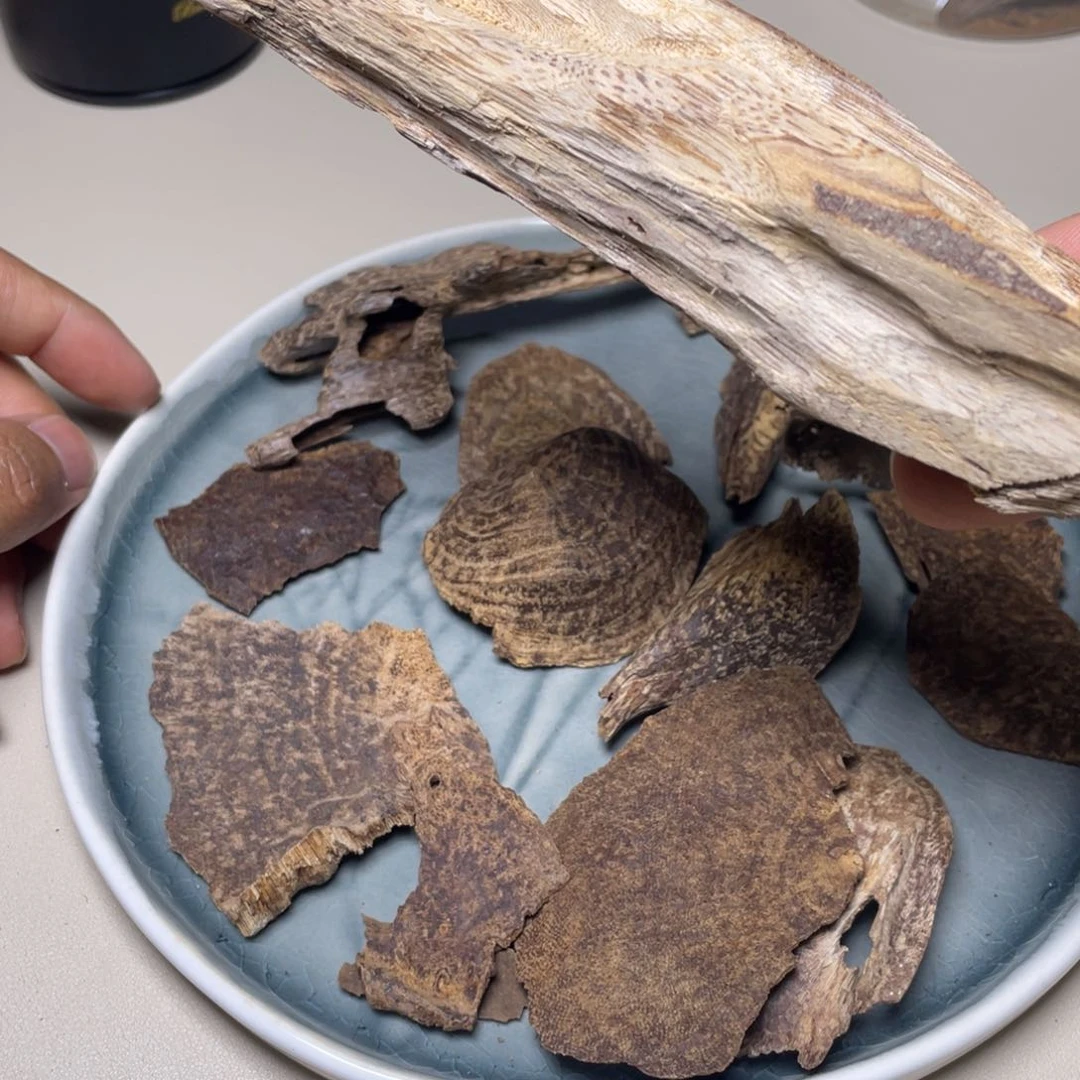 香榧木海南竹木根雕木料10克