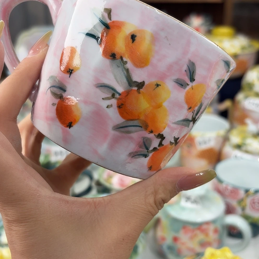 景德镇手绘高温釉下彩陶瓷茶具