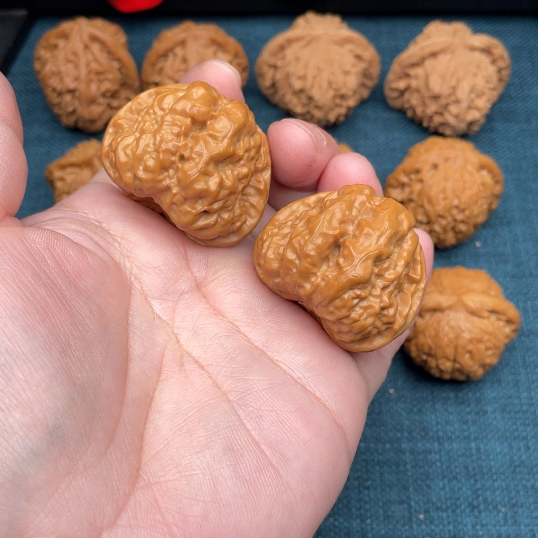 文玩核桃把件延庆开背蛙蛙40