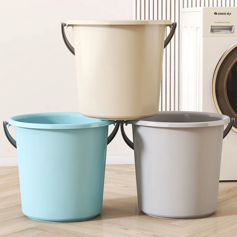 家用学生大号洗衣桶水桶带盖洗澡桶塑料桶储水桶加厚多功能宿舍