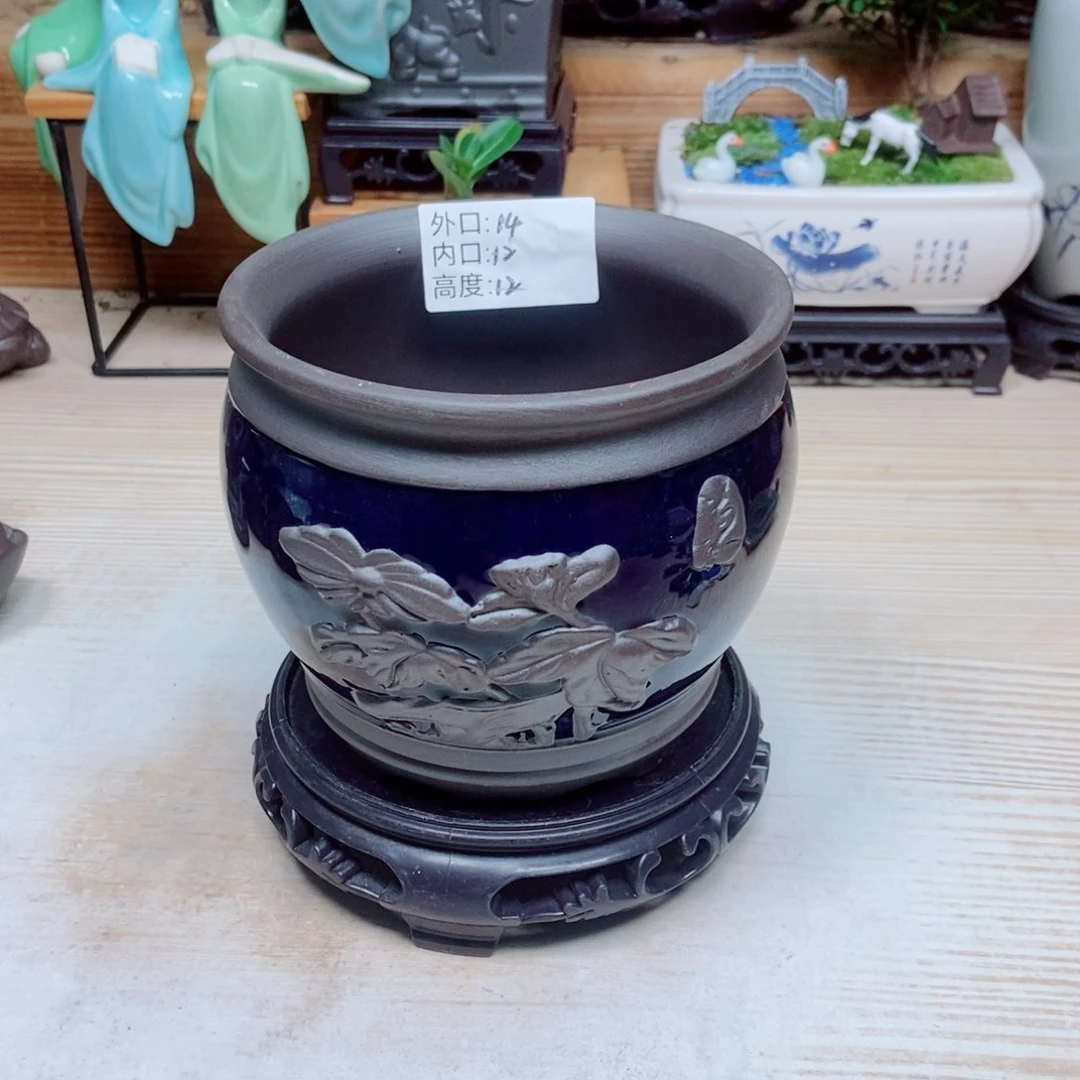 瓷片陶瓷花盆陶瓷艺术