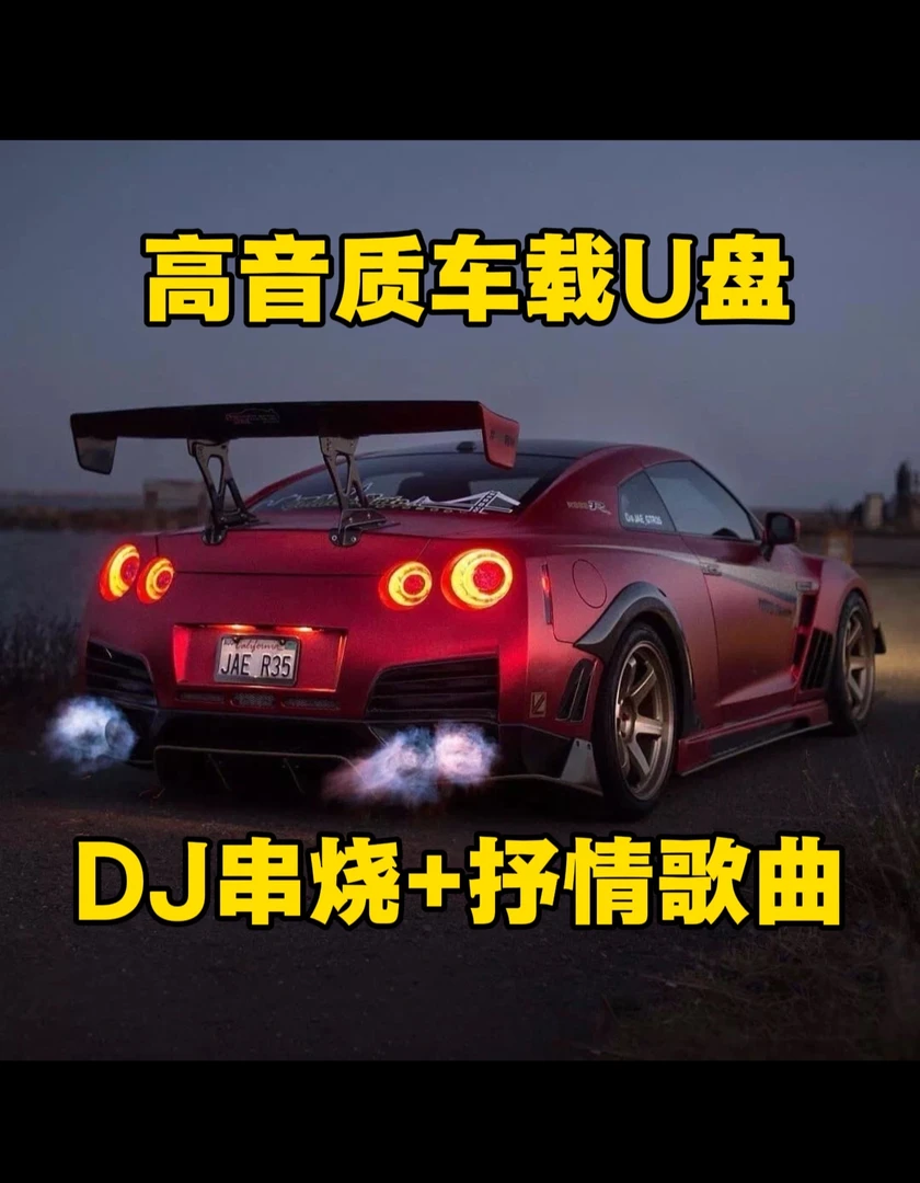 一号链接DJ串烧+抒情歌曲高音质车载dj车载u盘2025最新款劲爆dj