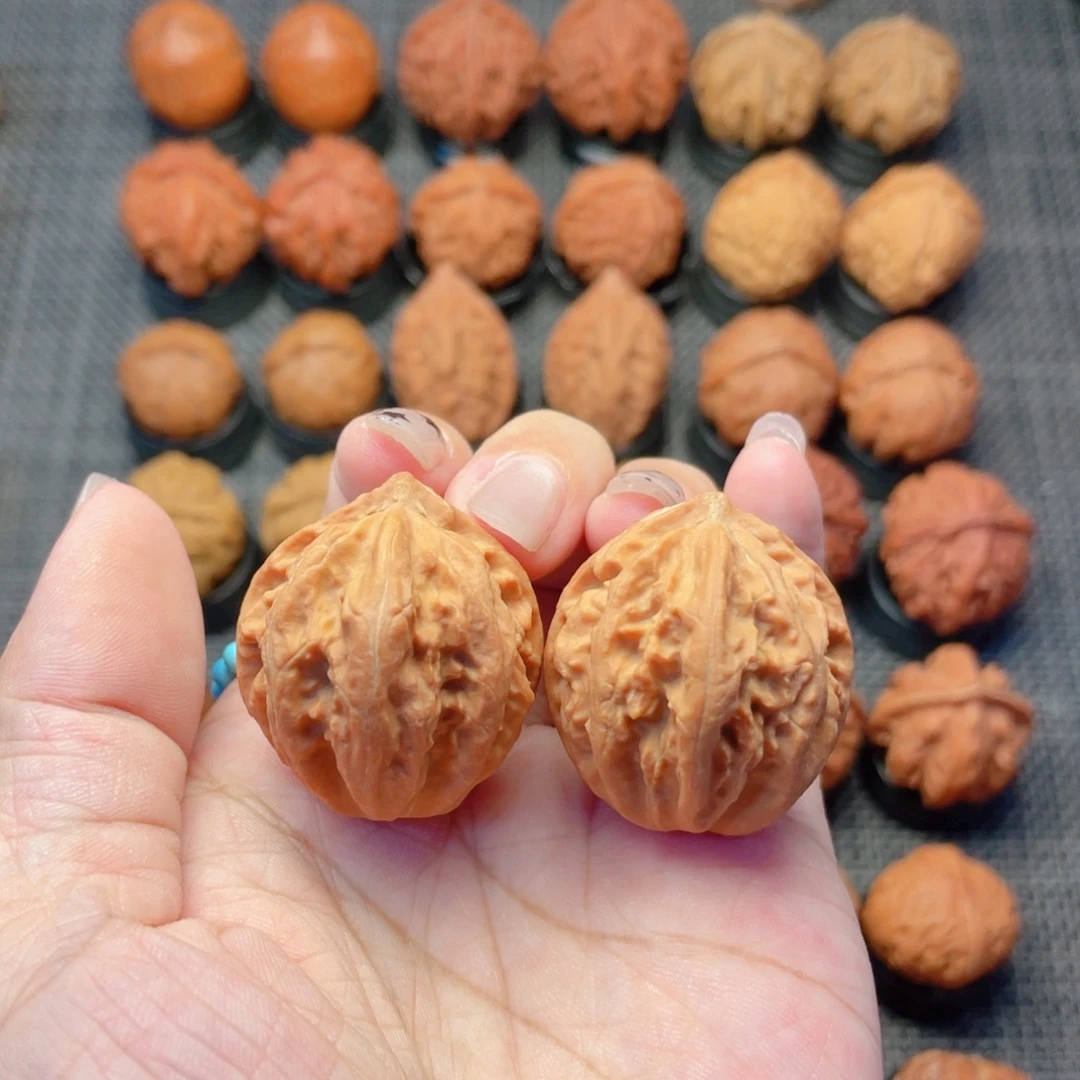 把件文玩核桃粗筋八棱