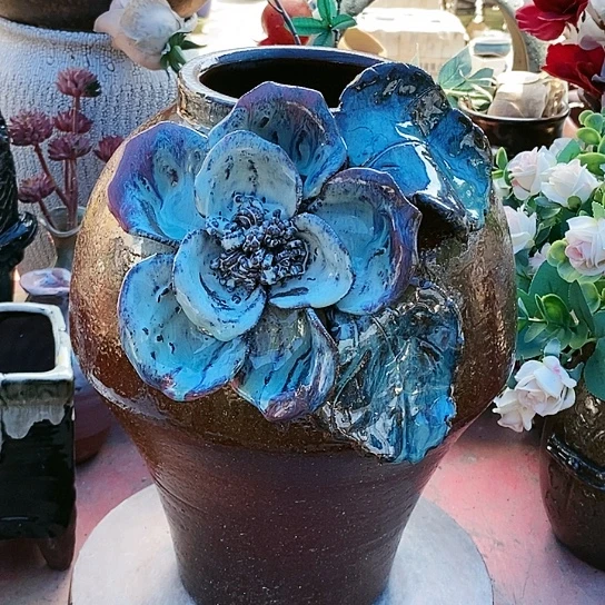 【闪购商品】紫砂花盆14.32花盆无孔