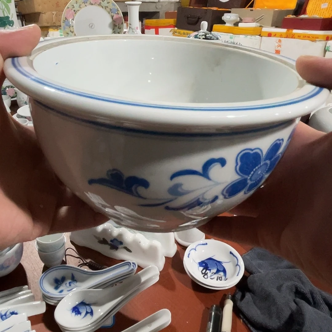 醴陵老厂瓷微瑕慎拍