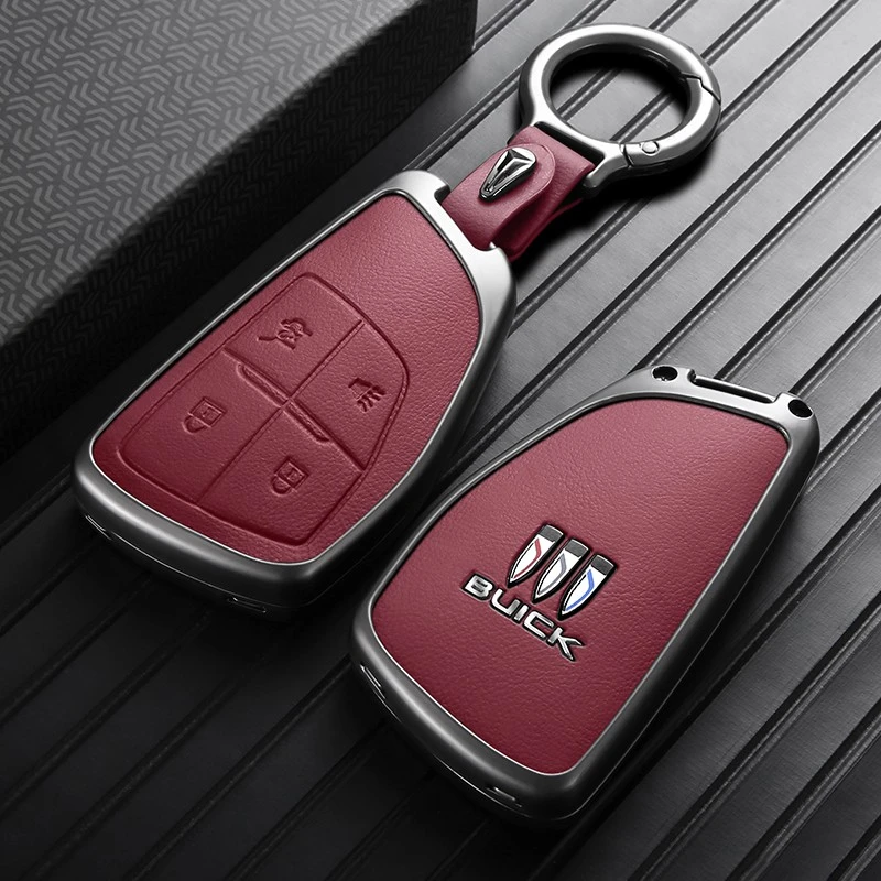 别克昂科威PLUS钥匙套24-25款GL8陆尊车内饰用品君越世纪金属壳扣