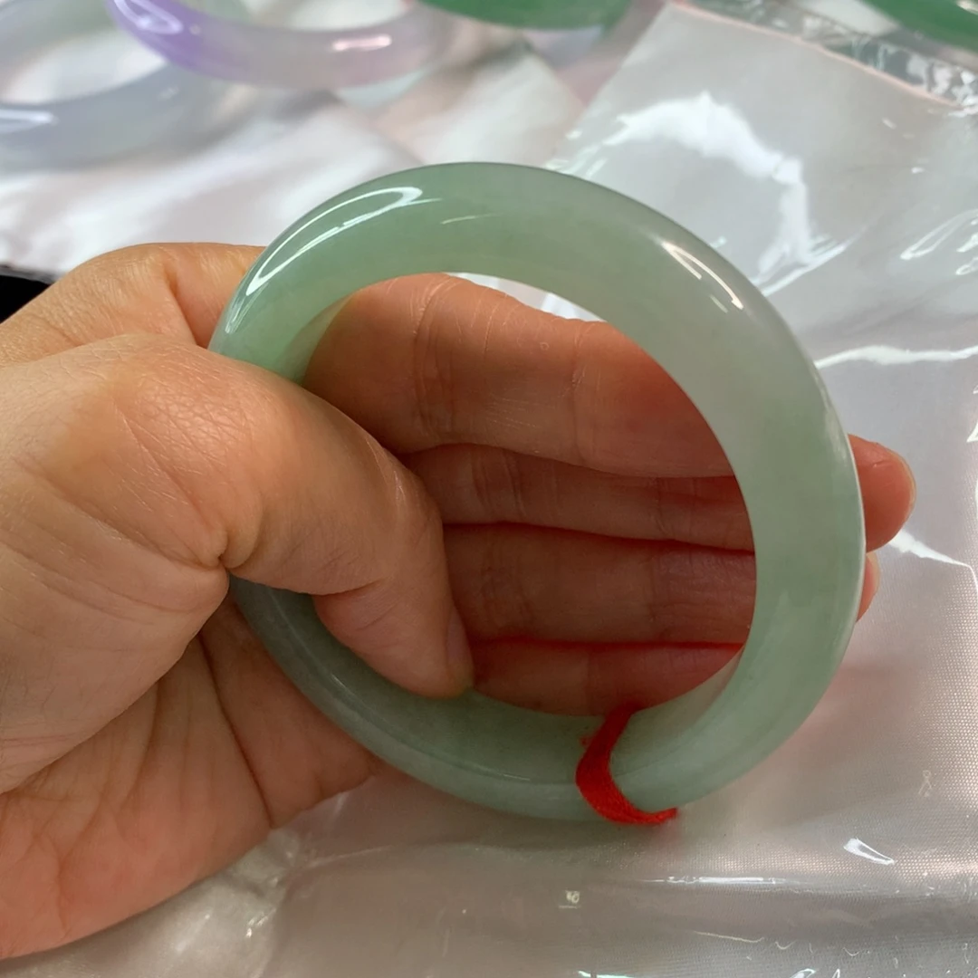 东***年翡翠未镶嵌手镯翡翠手镯58