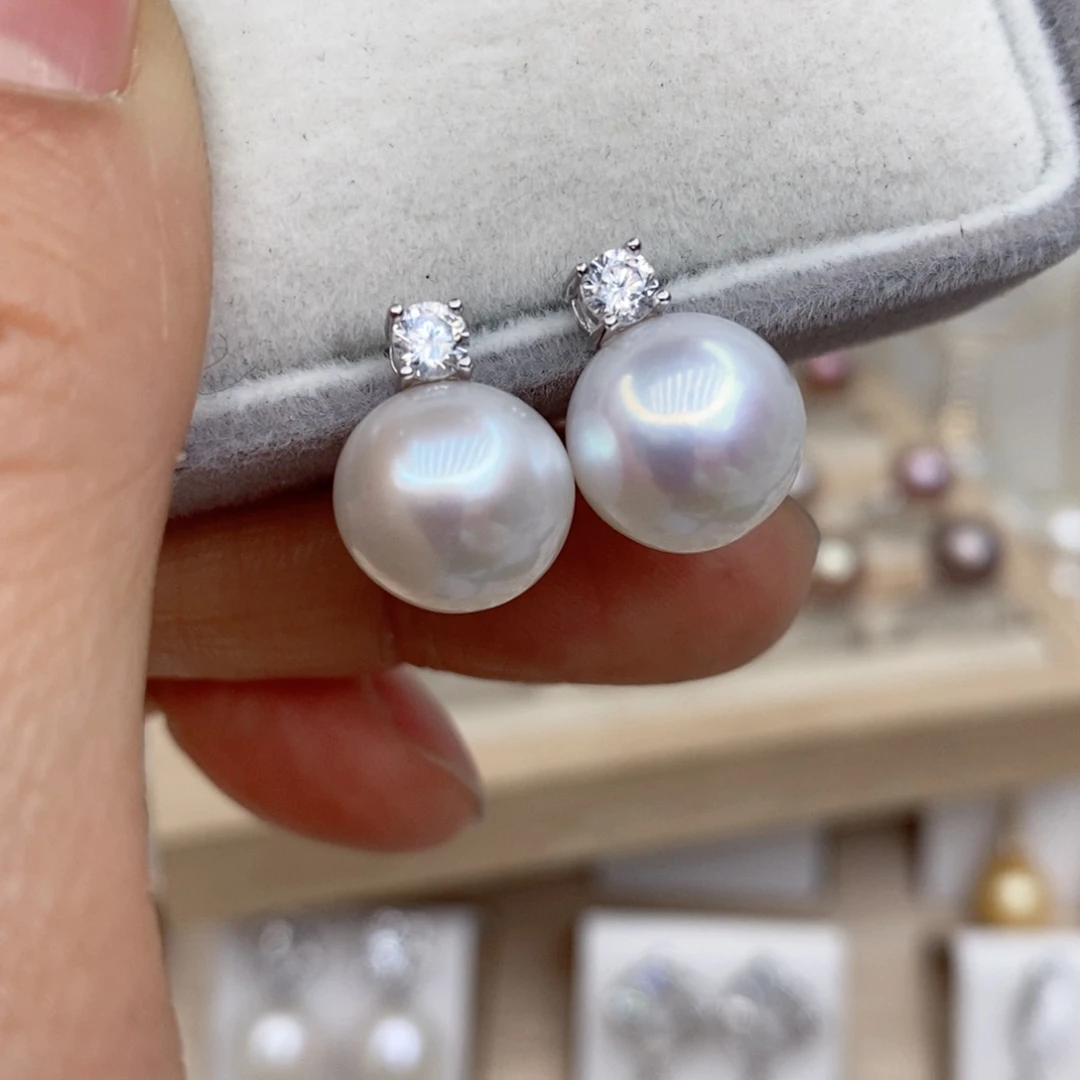 淡水珍珠颈饰银S925镶嵌