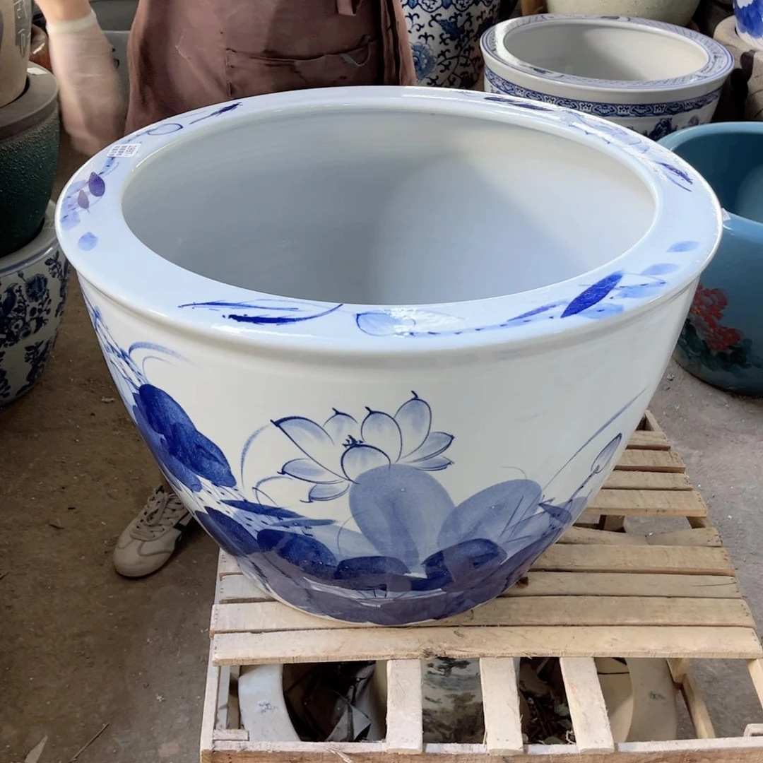 瓷片平口兰荷花62.8080088000
