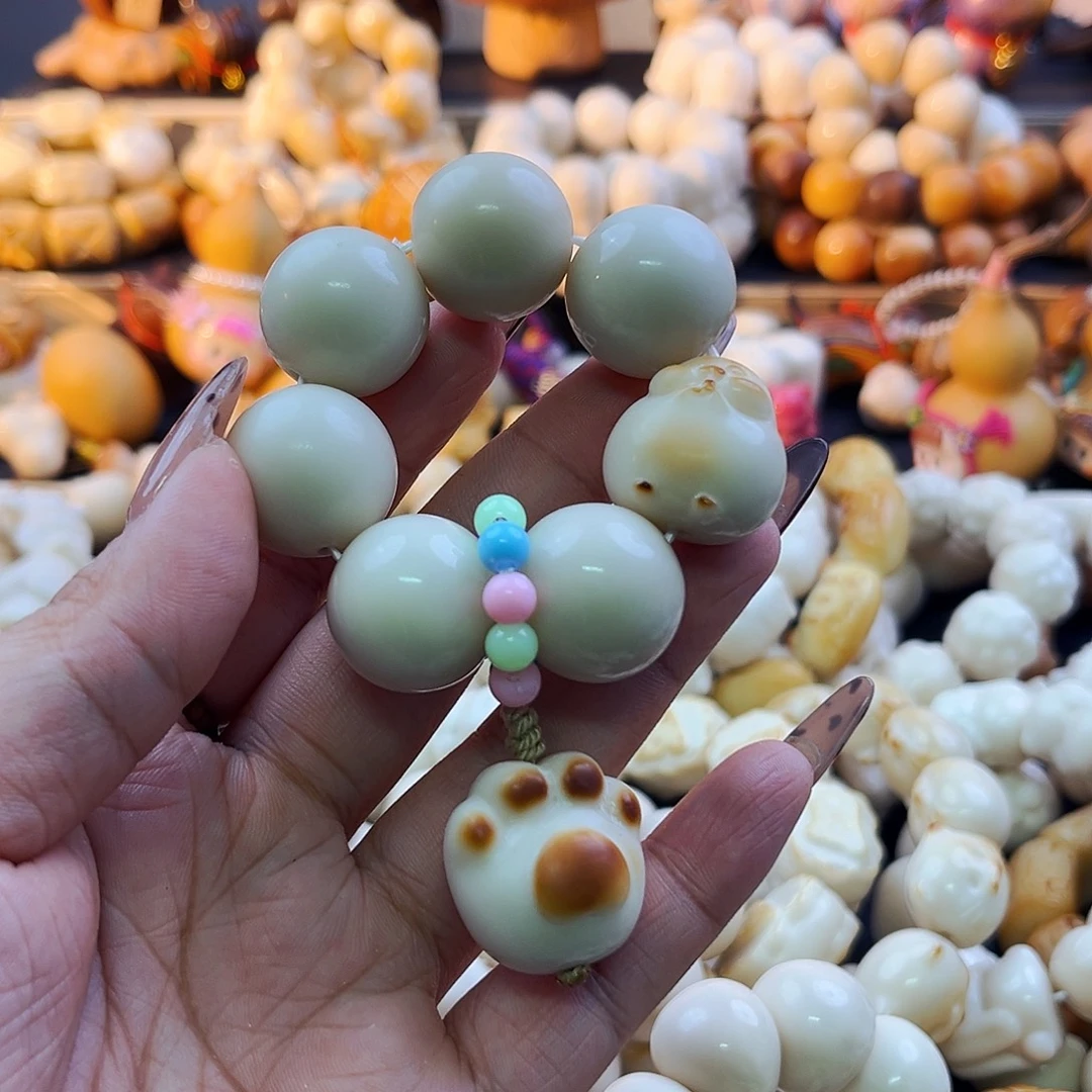 手串菩提根/象牙果圆珠手捻