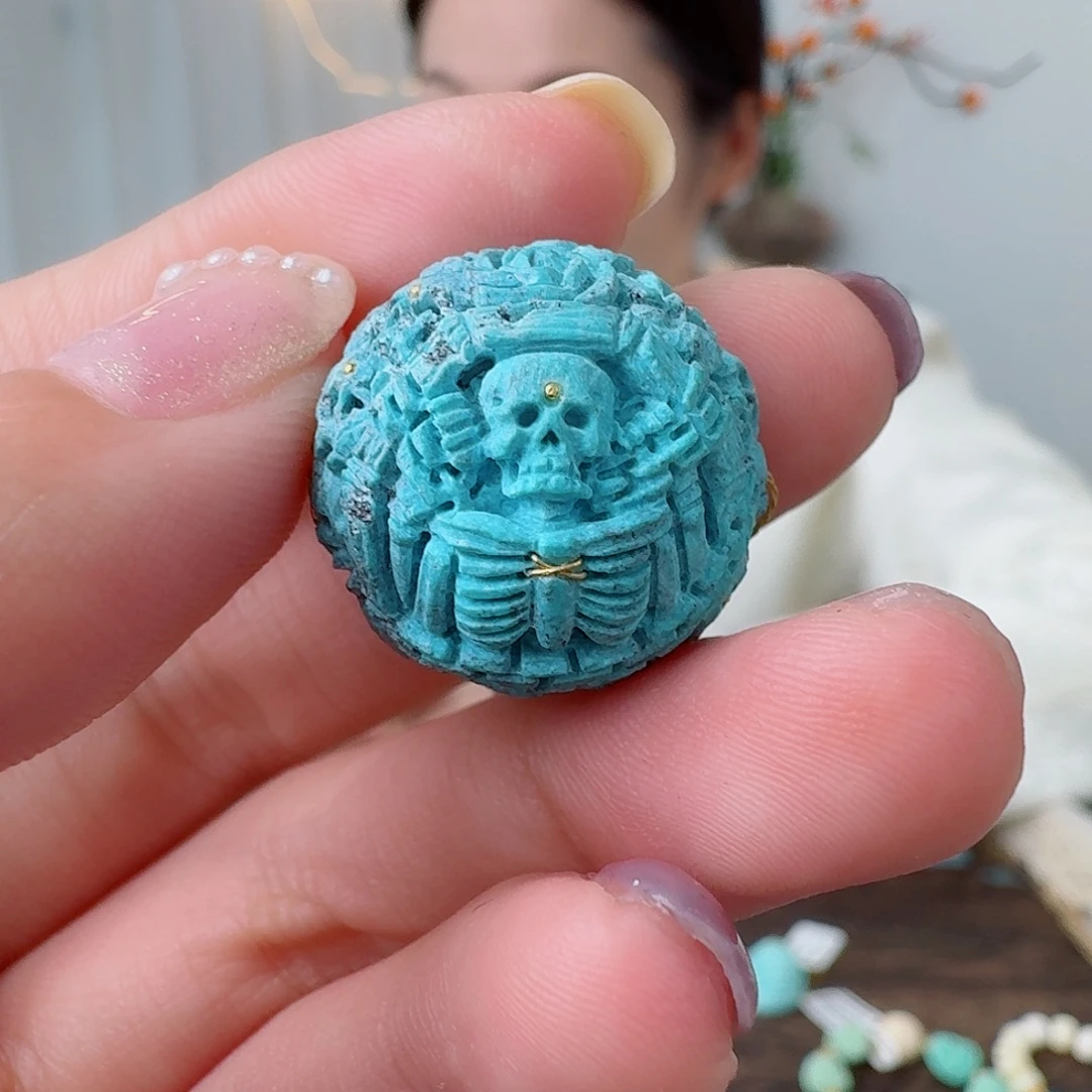 果***果绿松石未镶嵌珠宝奇石