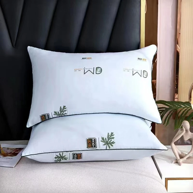 【到手2只】艾草枕芯低枕软枕柔软丝绒家用枕儿童学生宿舍成人通用