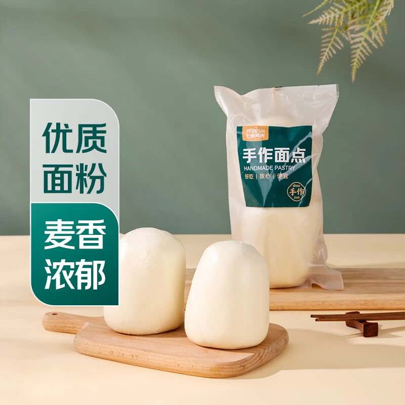 七鲜厨房 高桩千层戗面馒头 400g