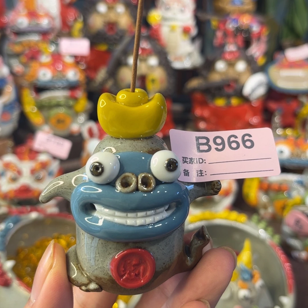 泥塑纯手工茶宠摆件