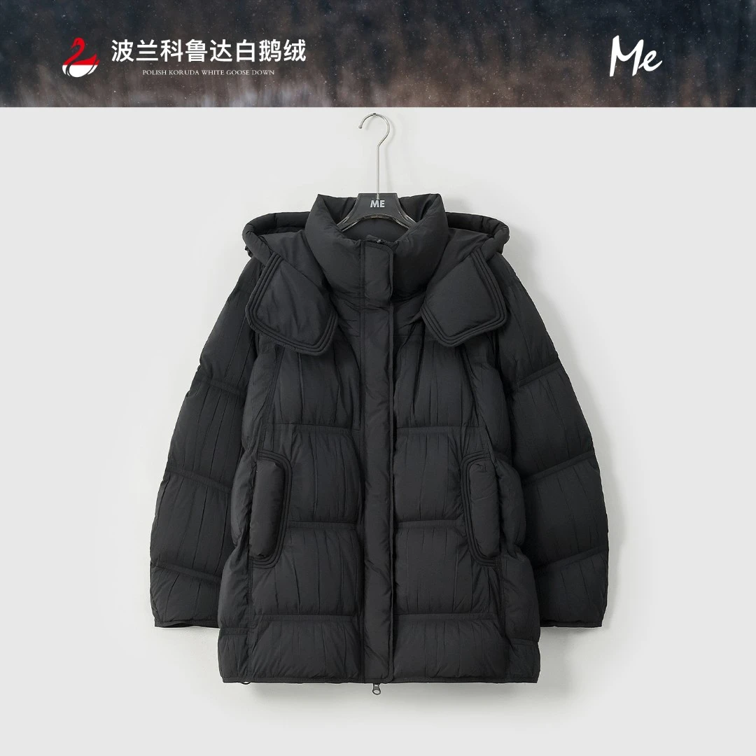 ME【波兰科鲁达三宅热气球鹅绒服一手长】白鹅绒保暖羽绒服MESA4399
