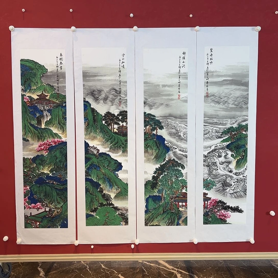 横款精品书画作品