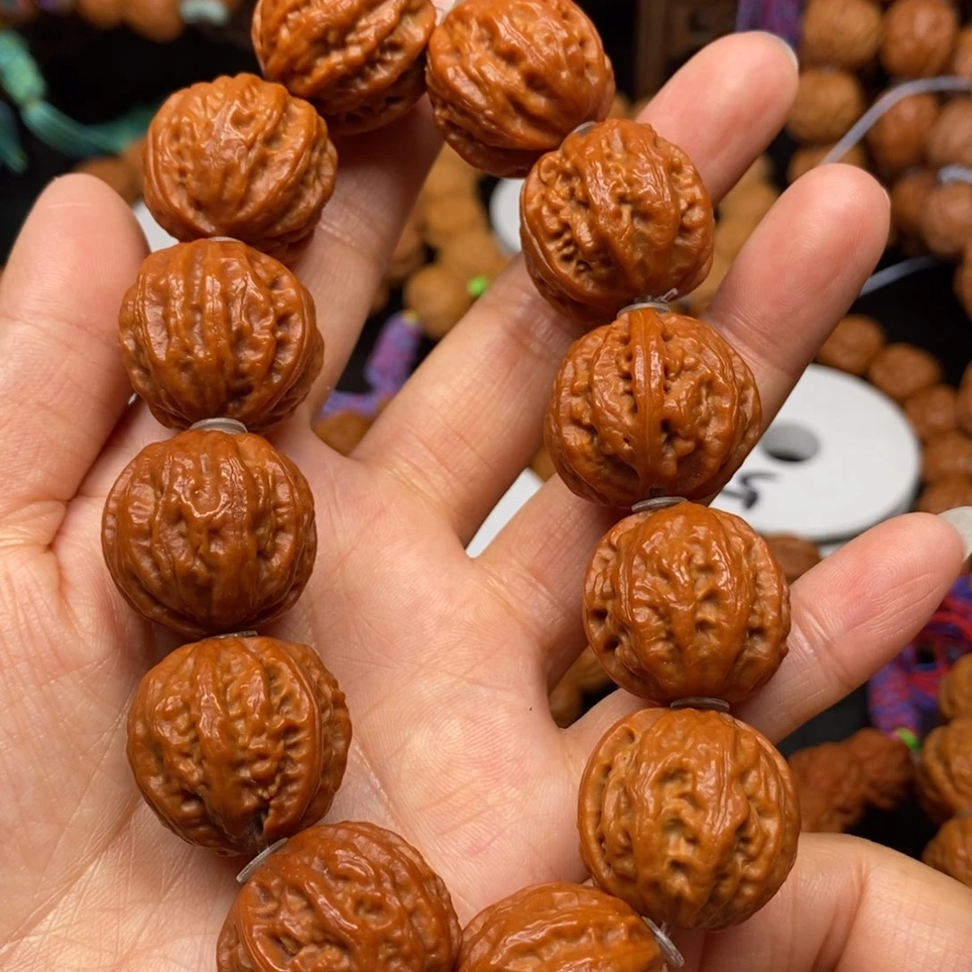 桃核手串八棱手串