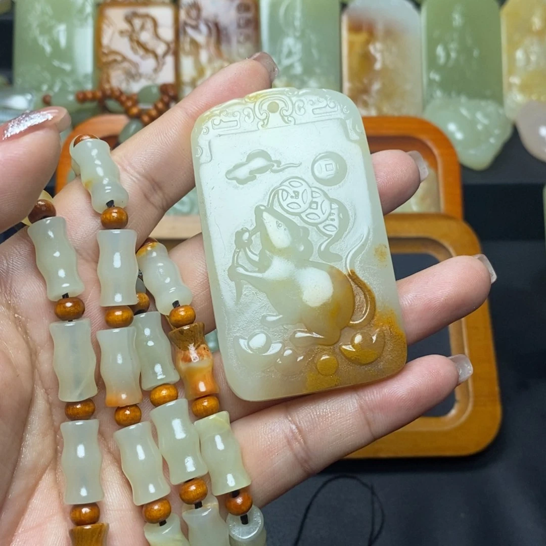浩***特昆仑山料方解石玉