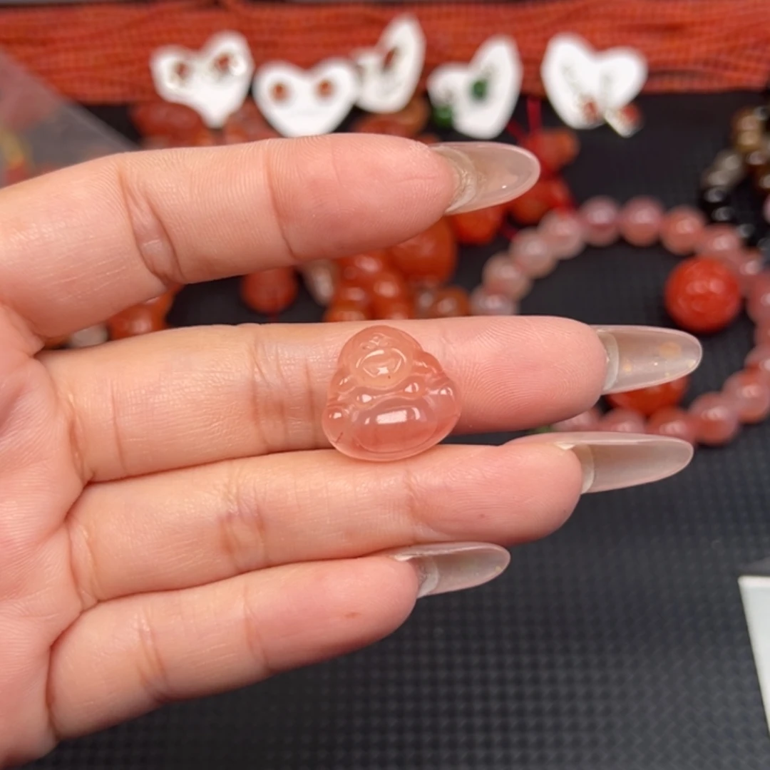 南红玛瑙未镶嵌吊坠(不含链)