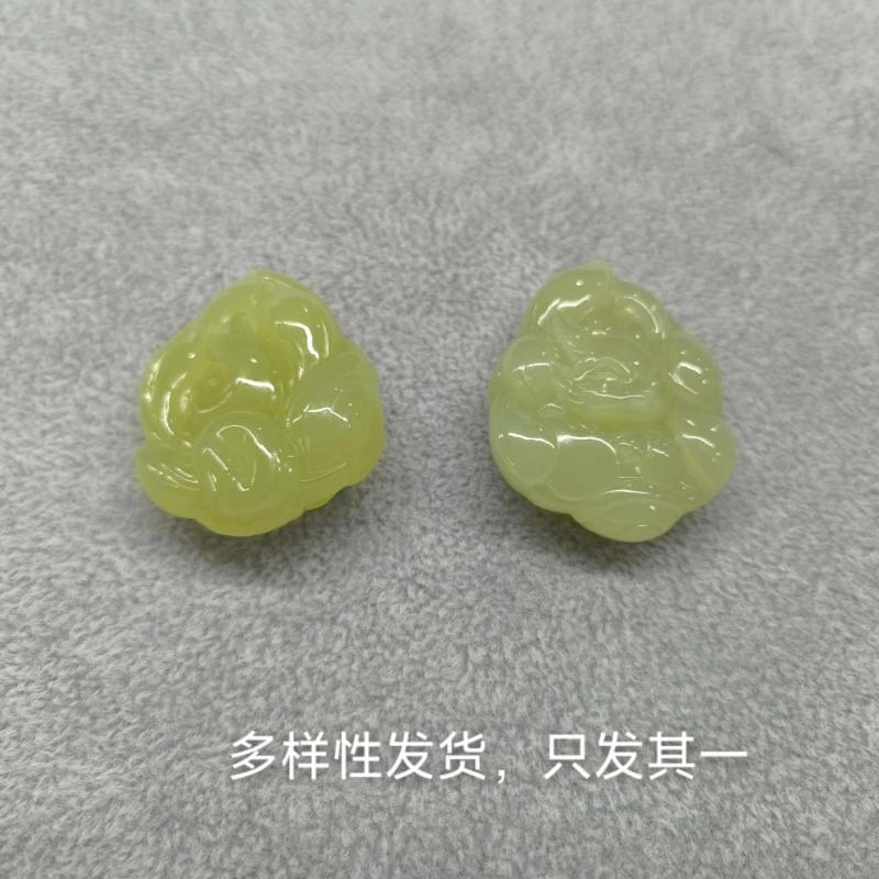 【香掌柜】【大号】和田玉黄口凤九吊坠（多样性发货，发一件）
