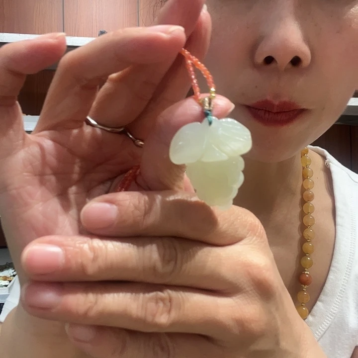 岫玉未镶嵌岫玉吊坠