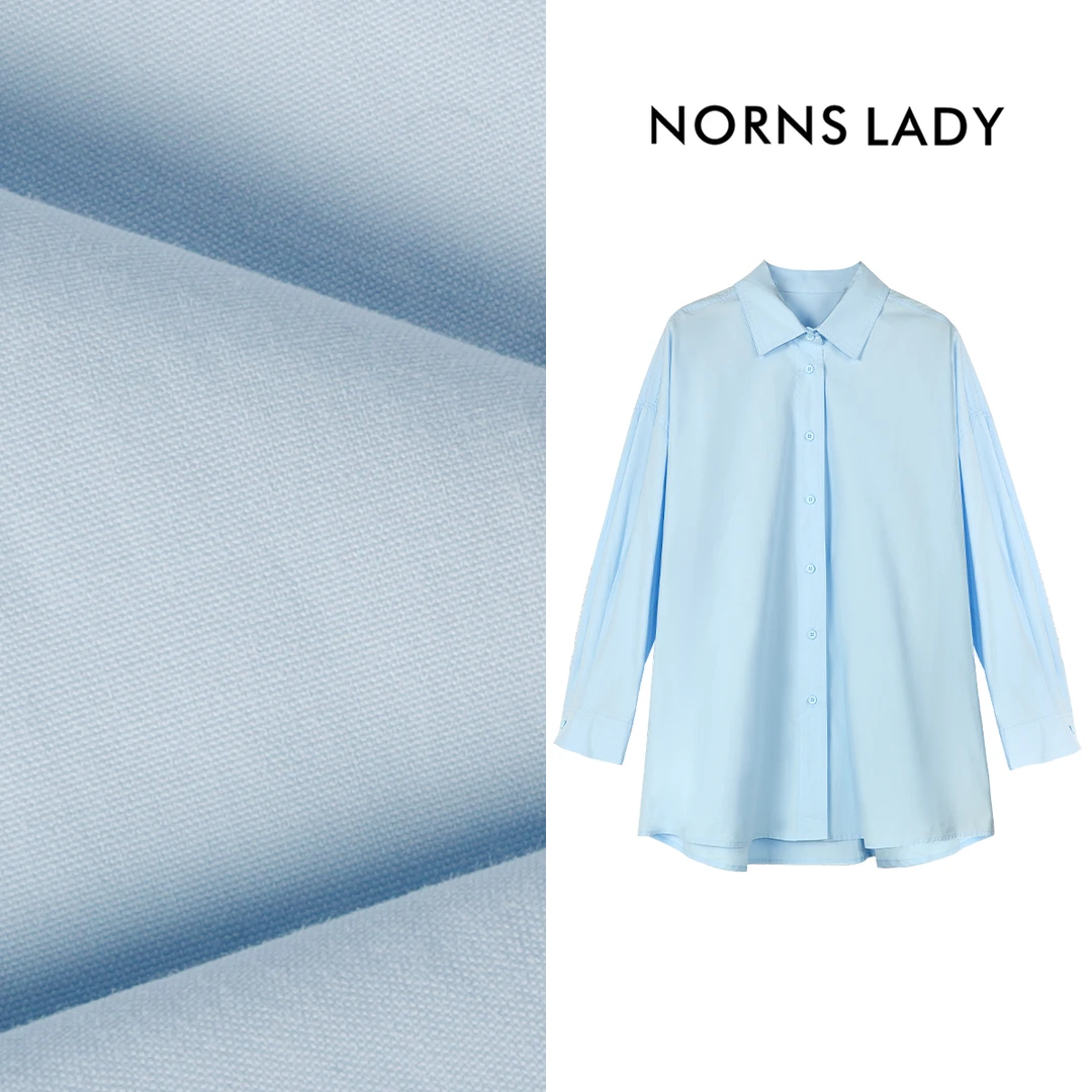 NORNS LADY诺恩  春秋新款舒适透气纯棉呼吸衬衣  T25SY04041