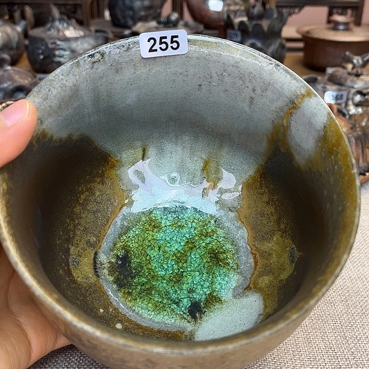 裸柴烧陶瓷手工茶器