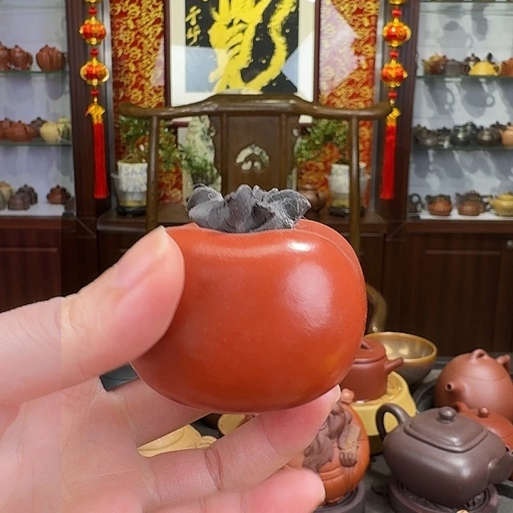 紫砂茶壶事事如意红