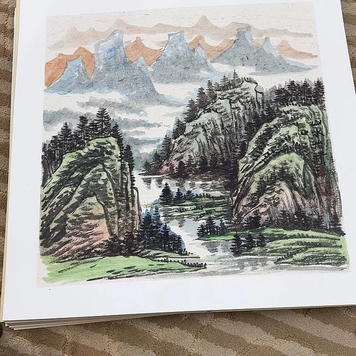 国画花鸟的翅膀和翅膀都是白色