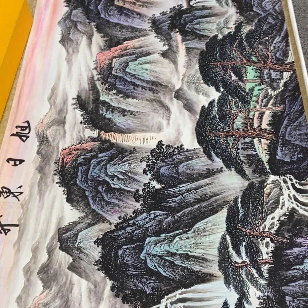 国画老师手笔手绘作品图N