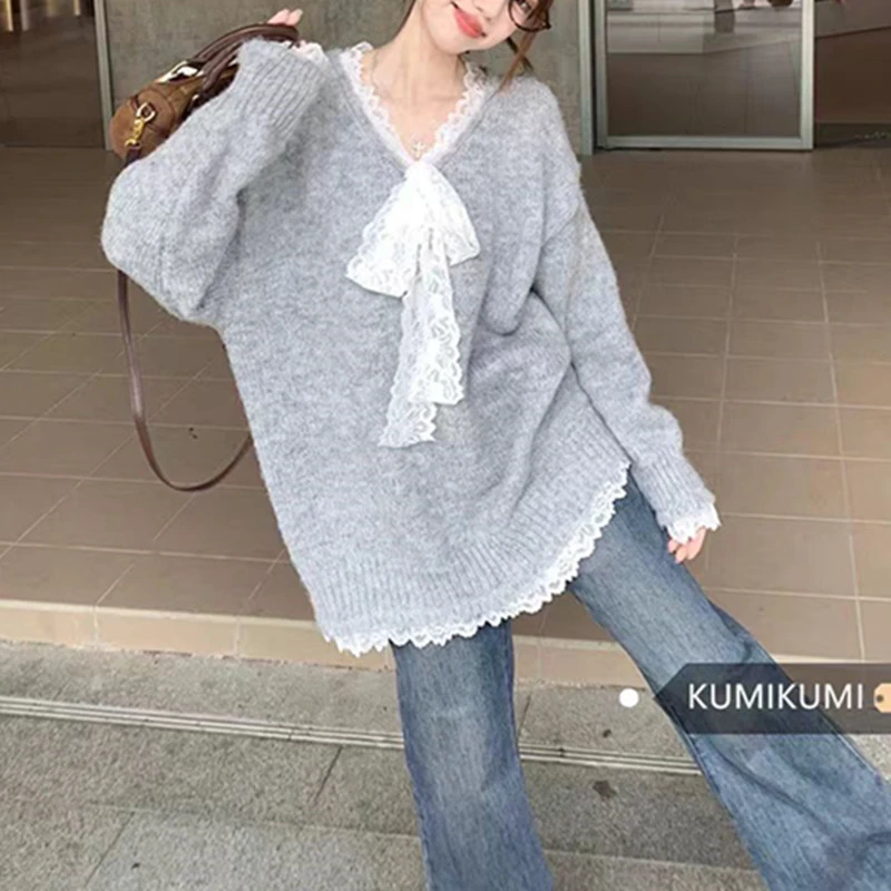 【1-43】合集秋冬新款毛衣女时尚潮流针织衫休闲外穿内搭长袖开衫