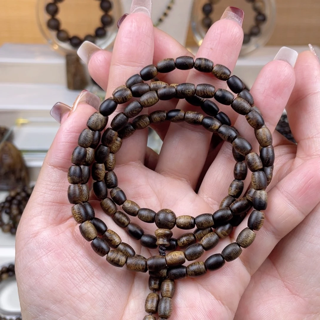 沉香手串～*越南芽庄白奇楠虎斑留疤