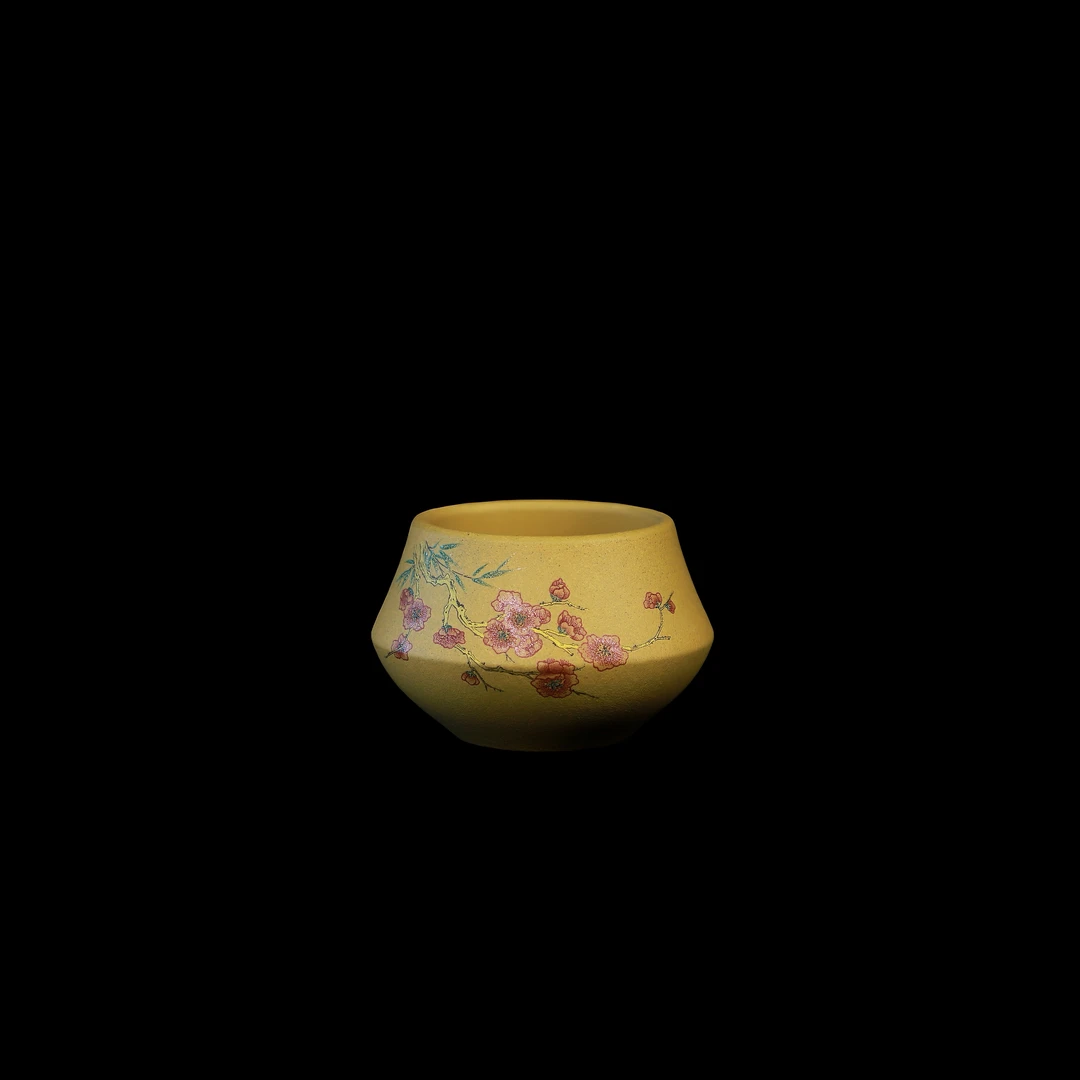 非遗文创 紫砂 梅花杯