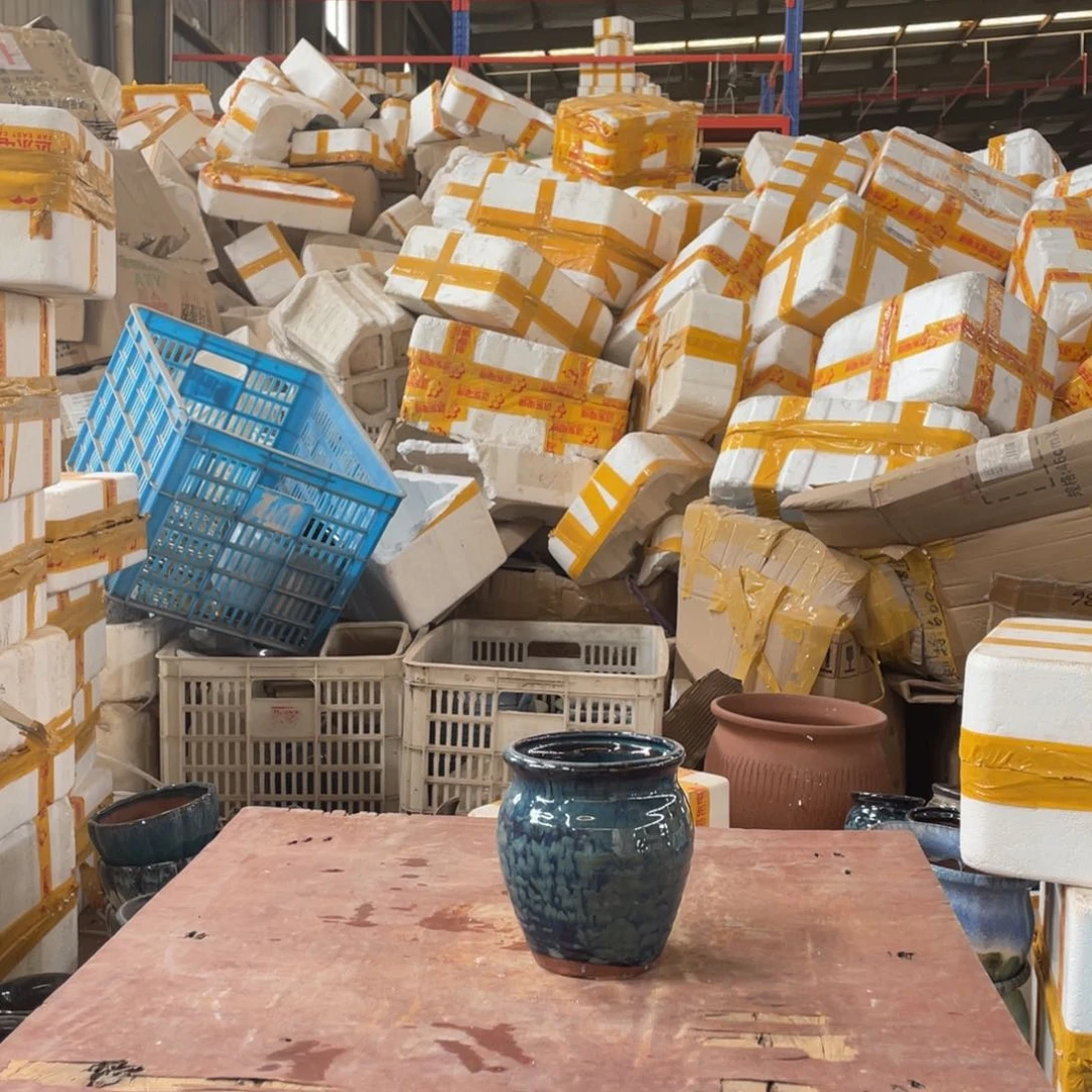 宜兴紫砂粗陶花盆