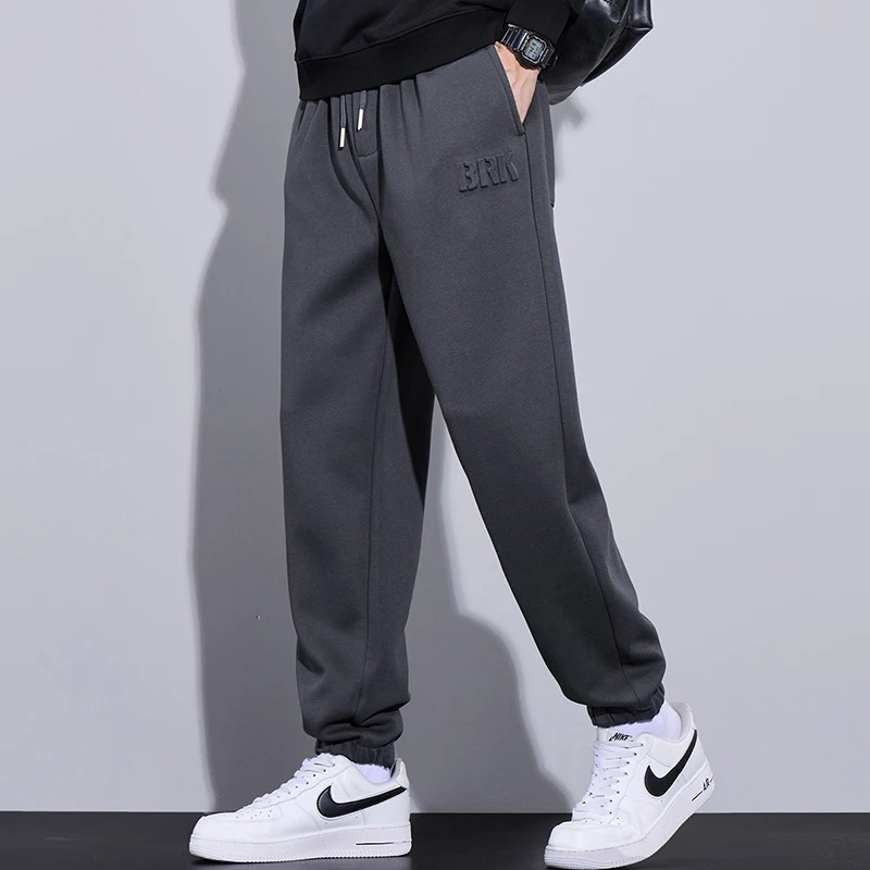 男士卫裤男士秋装秋季男装卫裤男新款秋冬男士束脚卫裤休闲宽松款