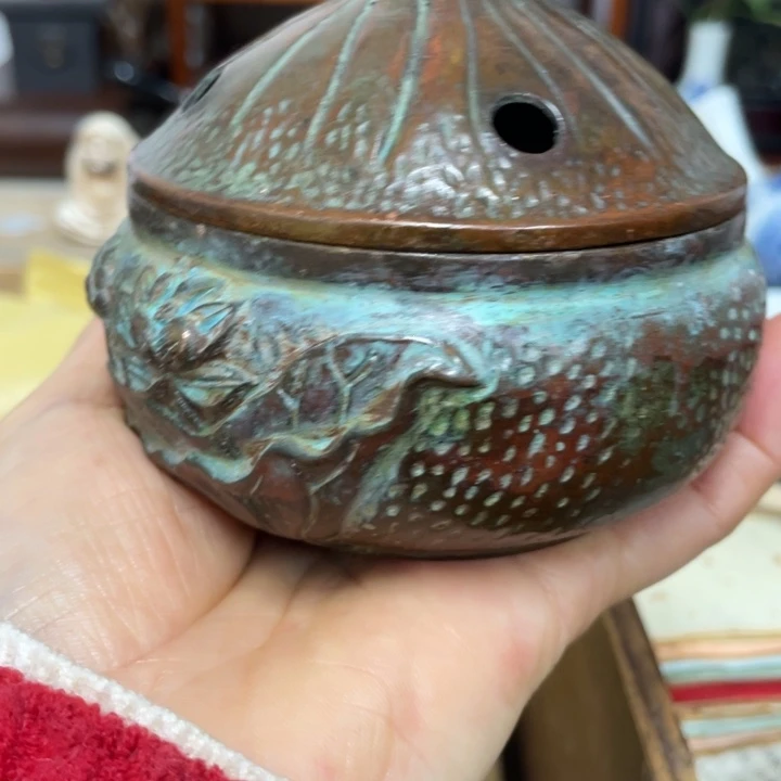 铜中古艺术品摆件