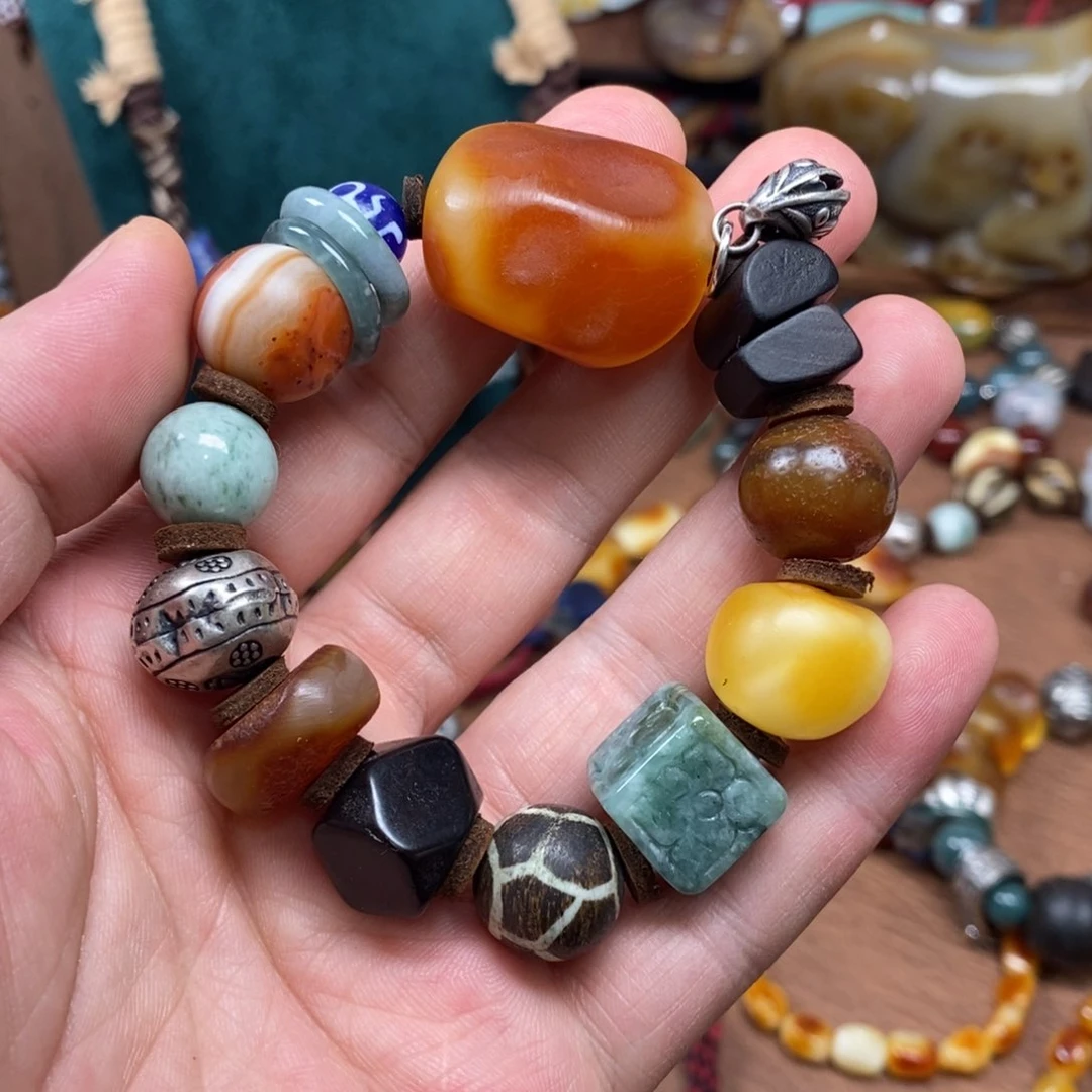 手链蜜蜡未镶嵌手串