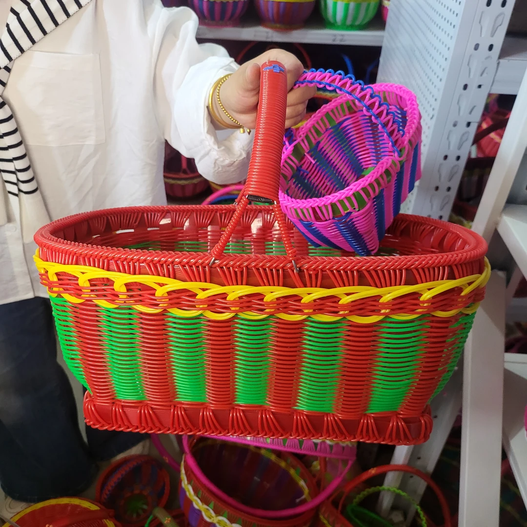 实心藤条手工编织适用果盘篮子制作粗细均匀