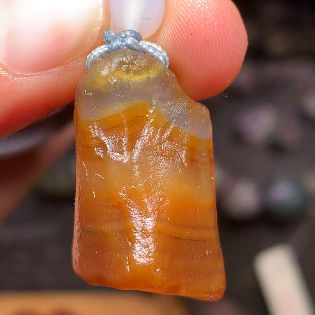 未镶嵌玛瑙/玉髓珠宝半成品