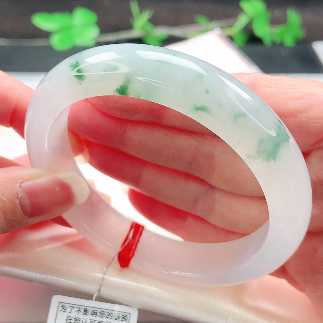 未镶嵌手镯翡翠60圈