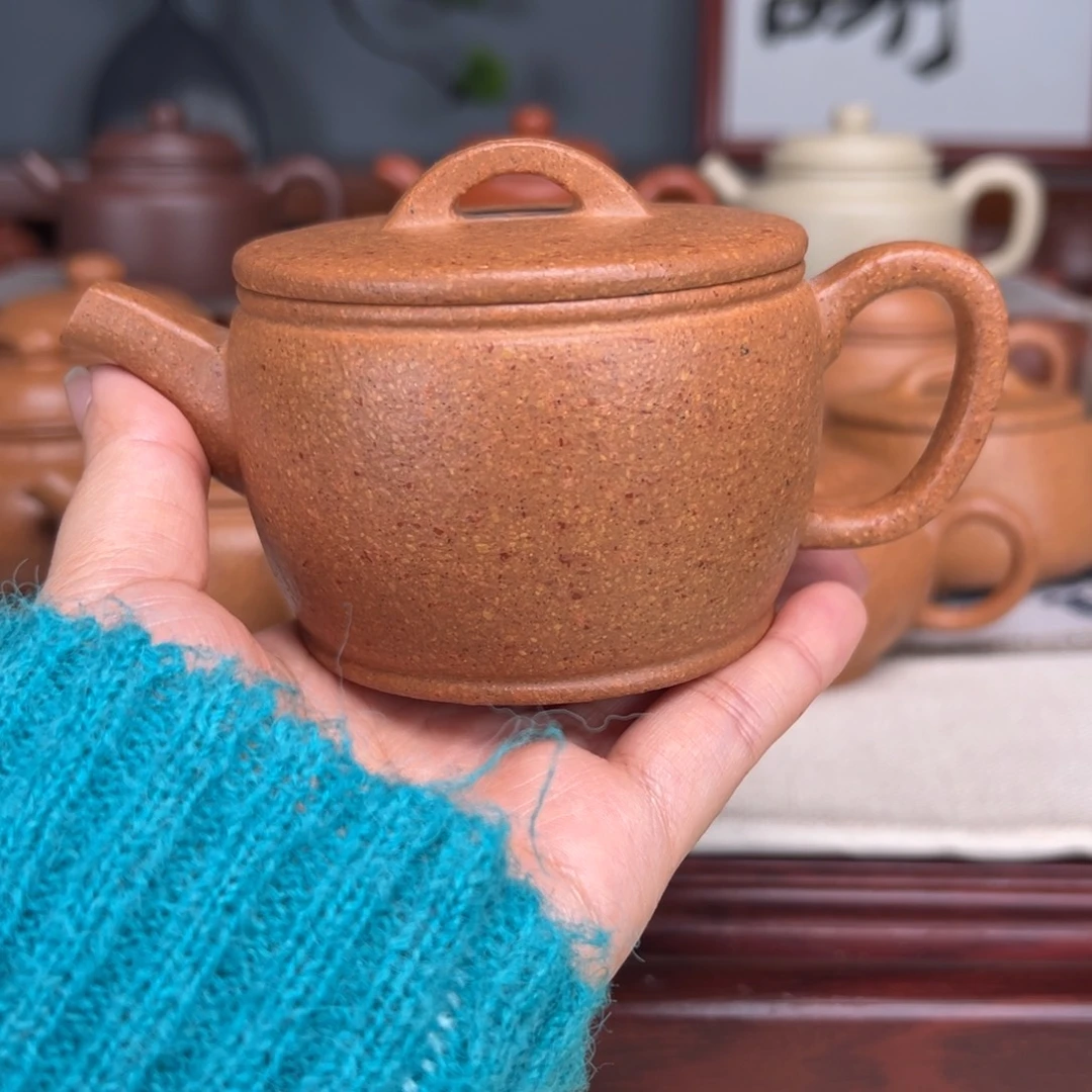 茶壶紫砂梨皮黄的200
