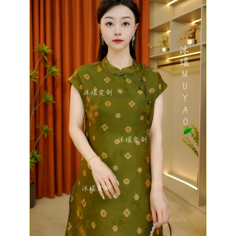 【知夏】2025新款夏季日常新中式宽松设计师气质T恤中国风女装上衣