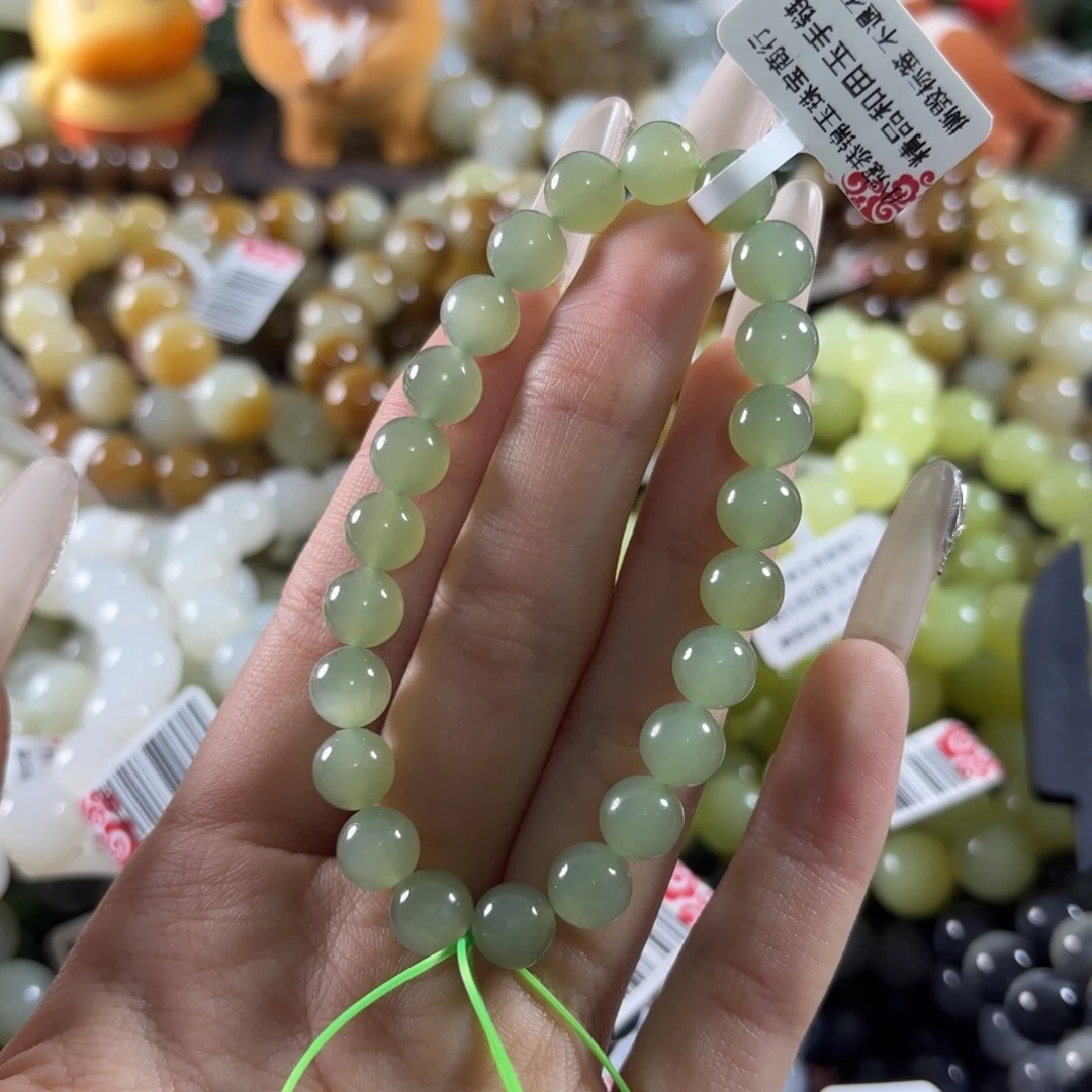 和田玉未镶嵌手链236