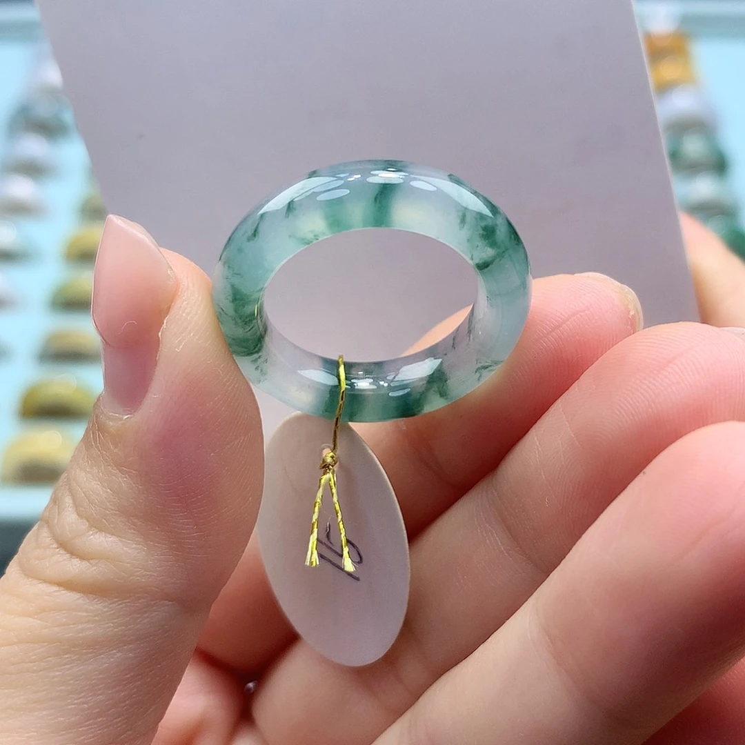 未镶嵌戒指翡翠15圈