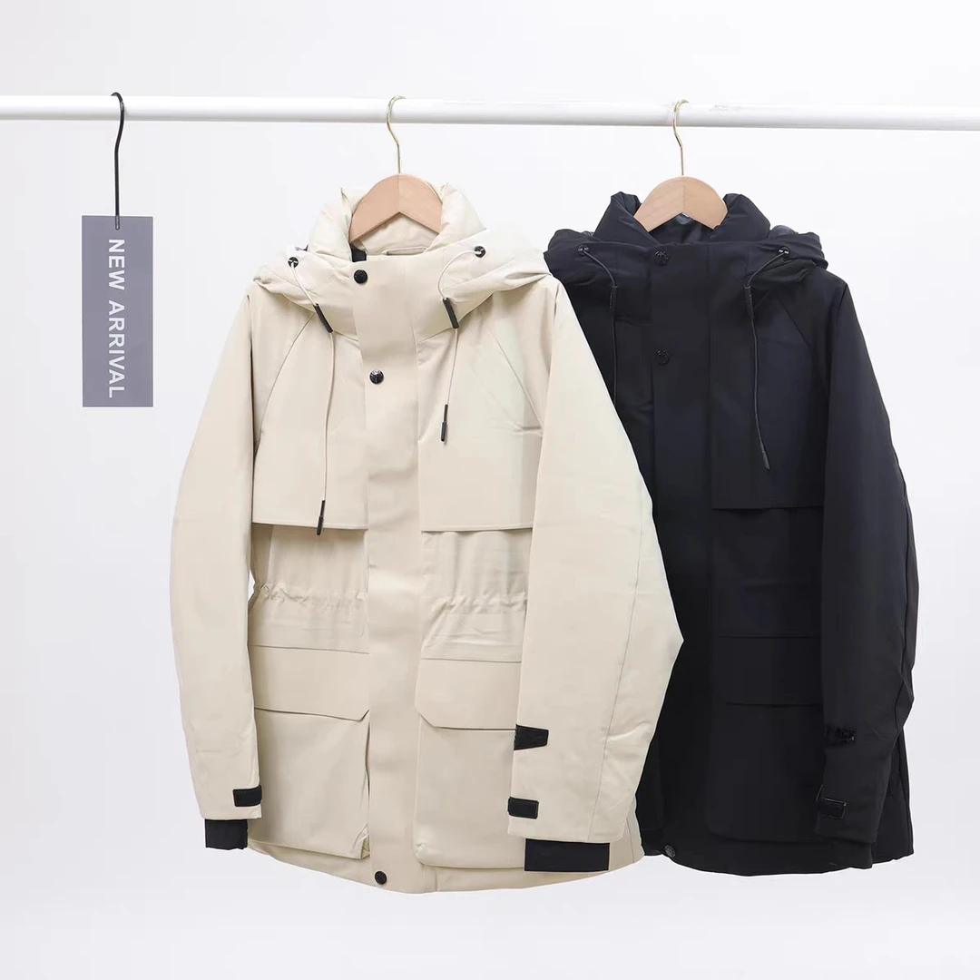 90绒男女同款冲锋衣百搭时尚桥圩羽绒服荷城羽绒01195