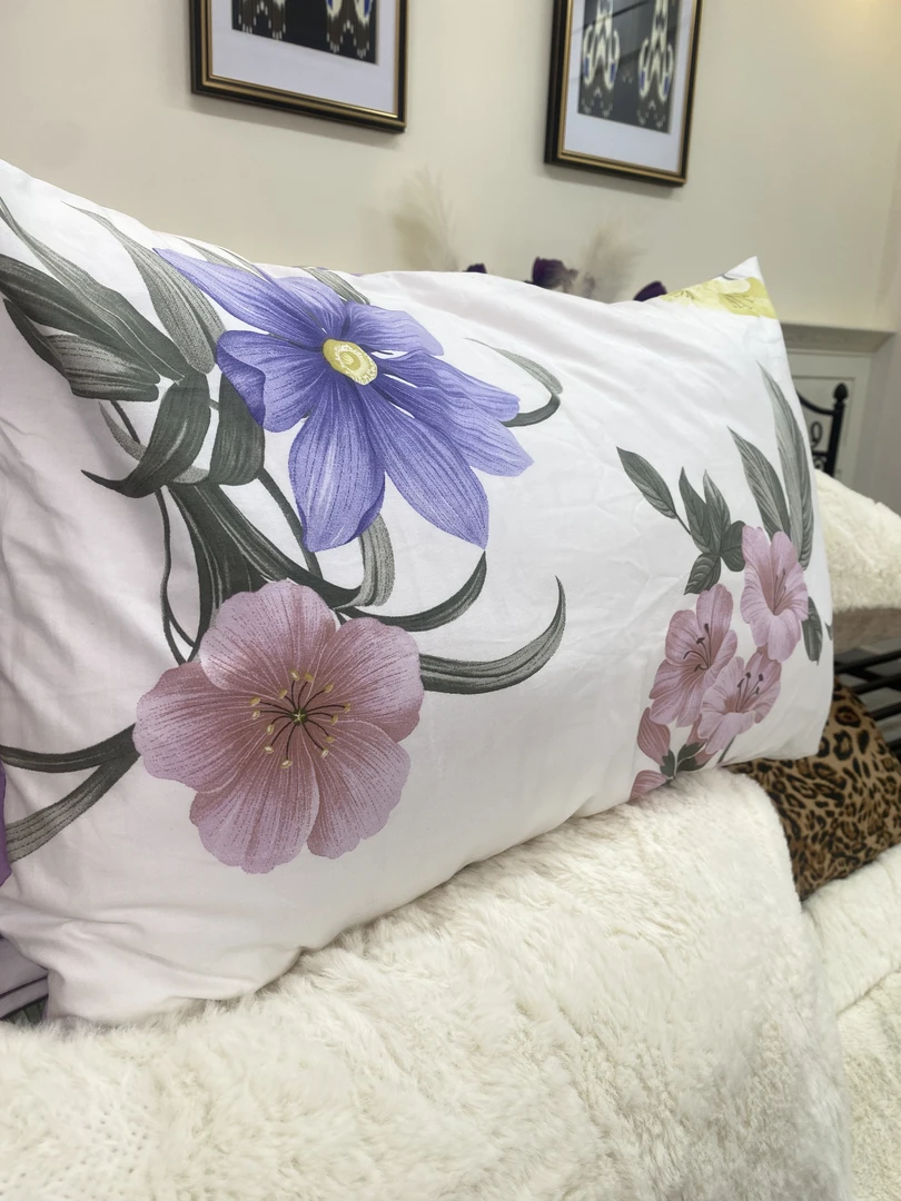 紫色枕头套到手两个