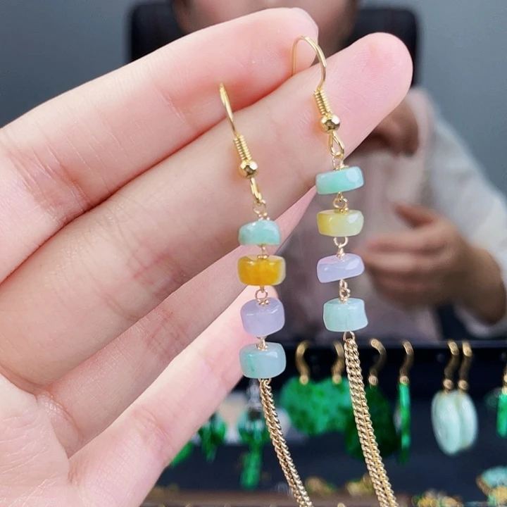 翡翠耳饰未镶嵌饰品