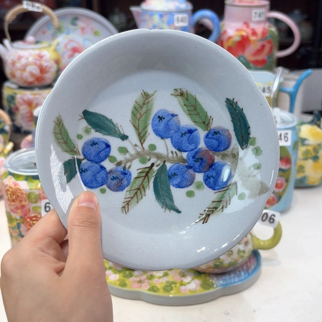 景德镇手绘高温釉下彩陶瓷茶具